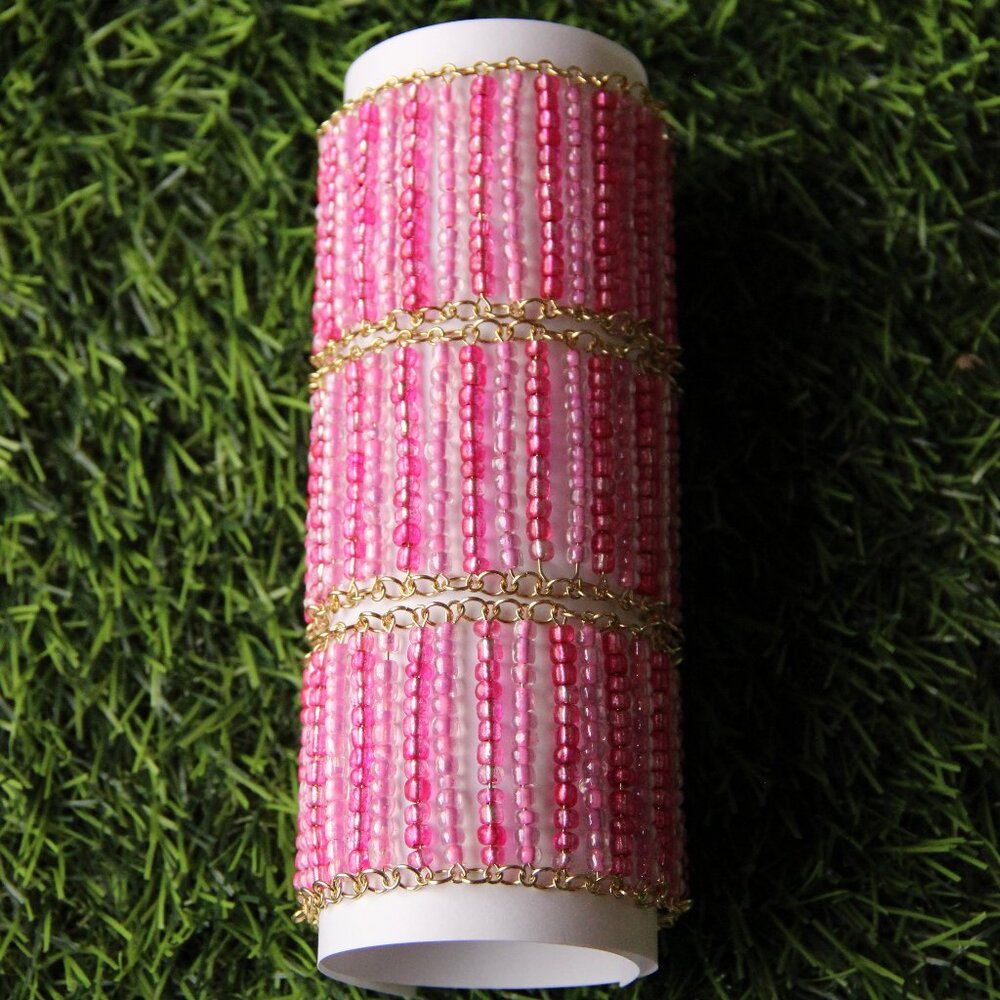 Handcrafted Seed Bead Stem Bracelet